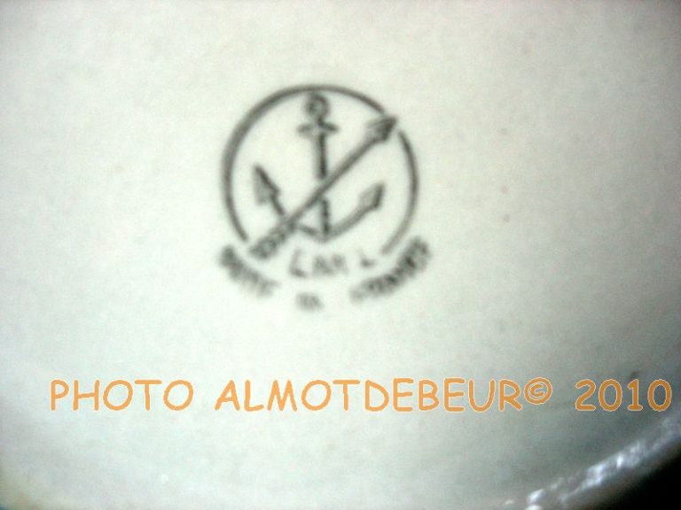Ancien Pot En Grès Marin Laflèche Avec Couvercle, Conservation Aliments, Vintage Années 50